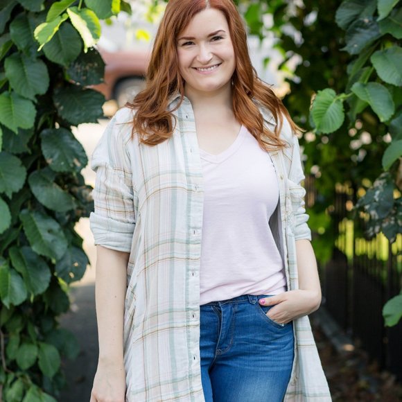 SOLD NWOT Free People Tunic Dress Nordic Day Button Down - Picture 8 of 8